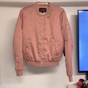 Mauve bomber jacket